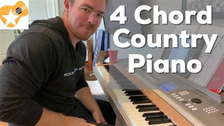 4 Chord Country Piano Using My Songbook - 3 chord old country songs