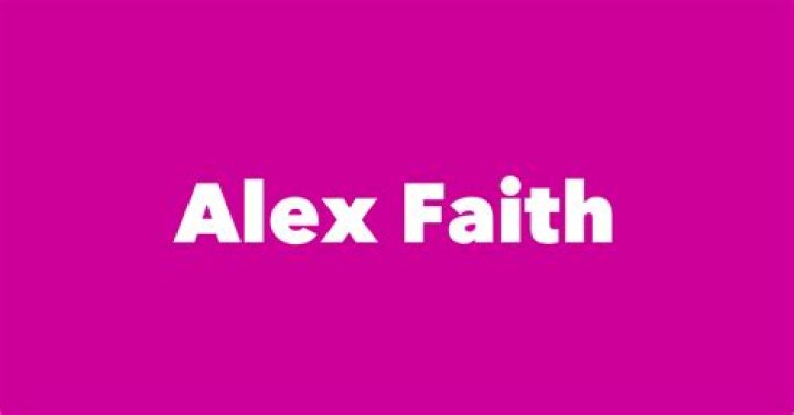 Alex Faith