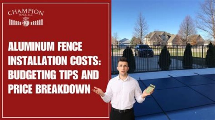 budgeting for fence installation