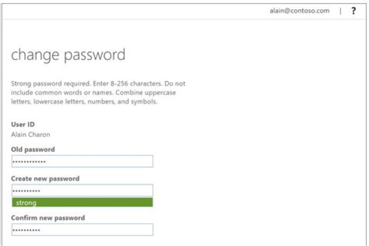 Change password Change password