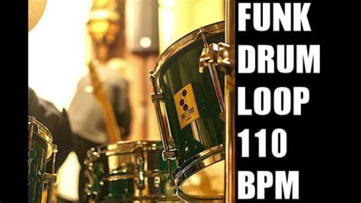 FUNK DRUM 110 BPM - Up Tempo Uptown Funk Blues in Assorted Keys (110bpm)