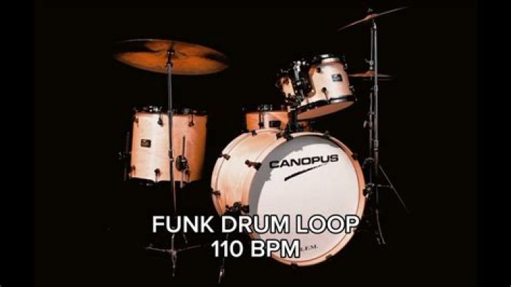 Funk Drum Loop 110 BPM - Up Tempo Uptown Funk Blues in Assorted Keys (110bpm)