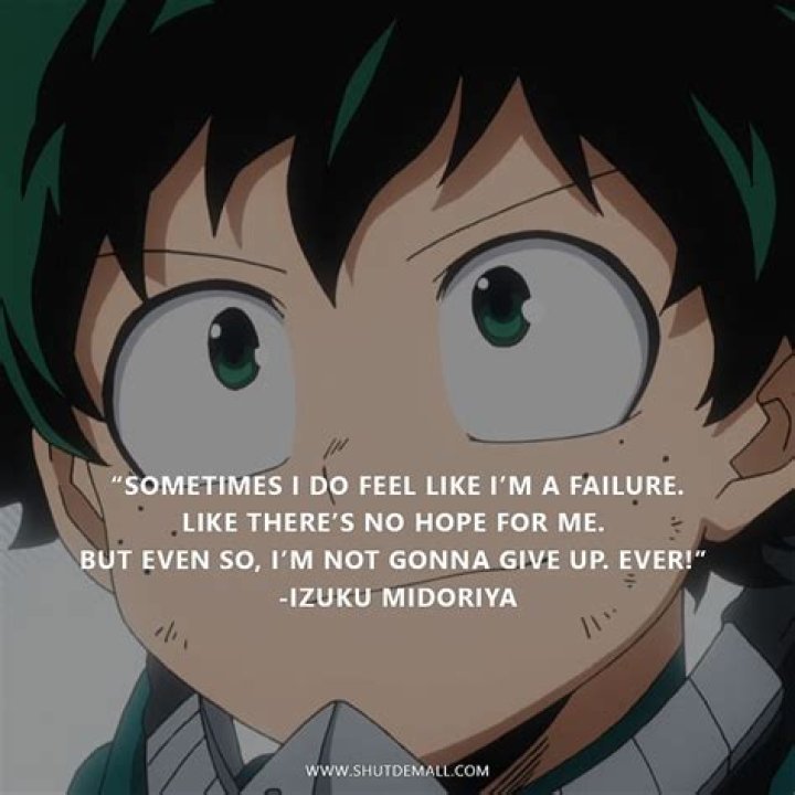 Inspirational anime quotes