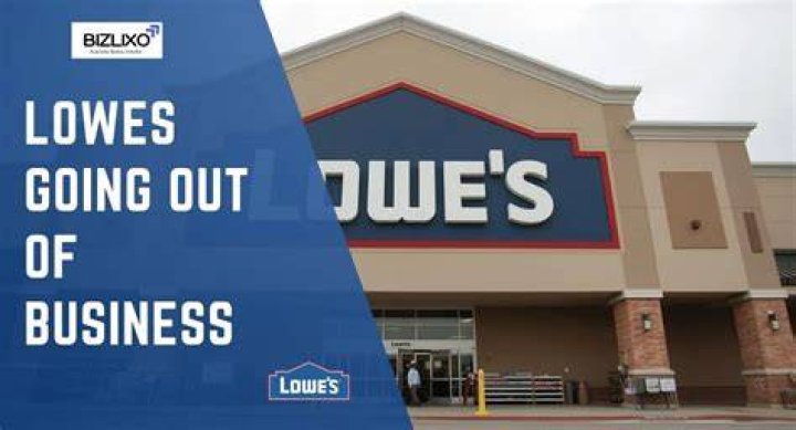 is lowes going out of business is lowes going out of business