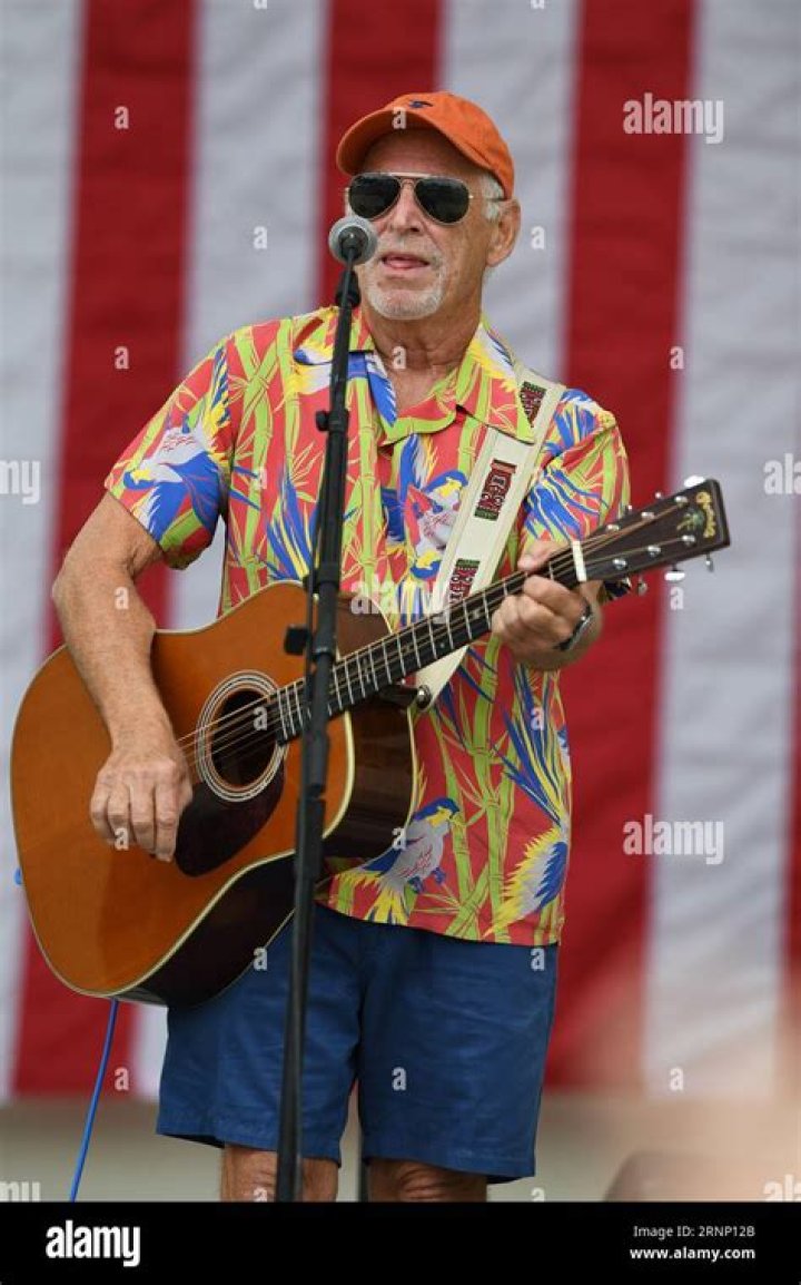 Jimmy Buffett performs during the 2022 New Orleans & Jazz festival at Fair Grounds Race Course in 2022