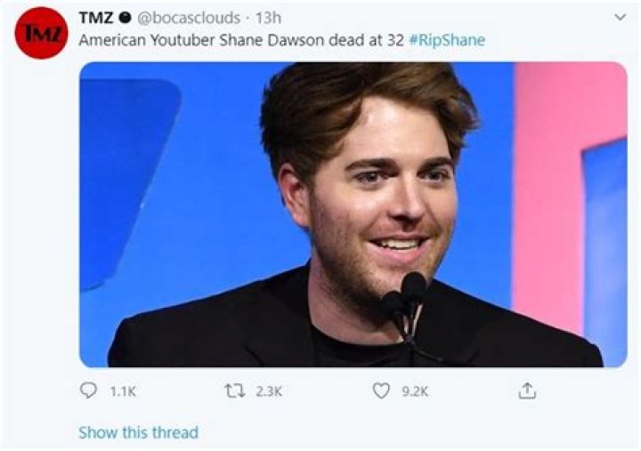 shane dawson dead