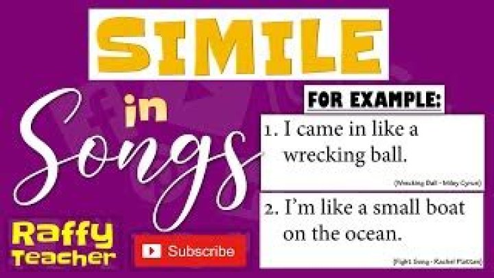Songs With Similes | Popnable